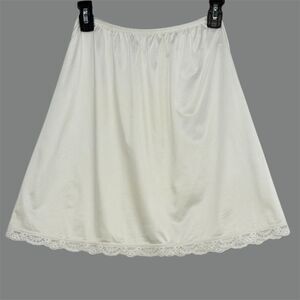 Vintage Skirt Slip Small Vanity Fair satin underskirt undergarment Lingerie